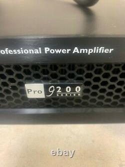 Crest Audio PRO 9200 Professional Power Amplifier
