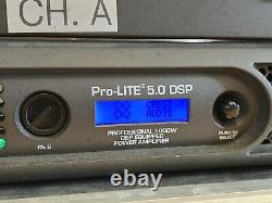 Crest Audio Power Amplifier 5000 Watts Pro-LITE 5.0 Professional +Speakon & Case