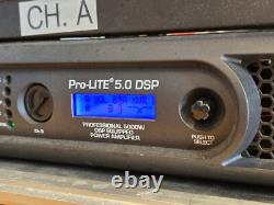 Crest Audio Power Amplifier 5000 Watts Pro-LITE 5.0 Professional +Speakon & Case