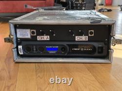 Crest Audio Power Amplifier 5000 Watts Pro-LITE 5.0 Professional +Speakon & Case