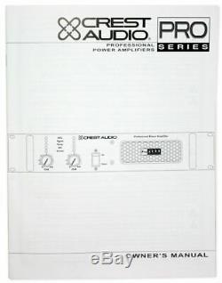 Crest Audio Pro7200 3400 Watt Professional Power Amplifier PRO 7200