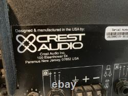 Crest Audio VS1500 Wired Portable 120Volt 60Hz Professional Power Amplifier