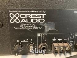 Crest Audio VS650 2-Channel Pro Power Amplifier 325W@4? 650W Bridge TourClass