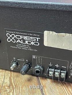 Crest Audio VS900 Black Wired Portable 120Volt 60Hz Professional Power Amplifier