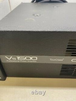 Crest Audio Vs1500 Amp 2000 Watt Pro Live Sound Professional Power Amplifier