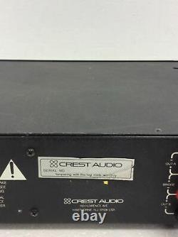 Crest Professional Audio Amplifier withPower Cord/Rackmount Ears WORKING FREE SHIP