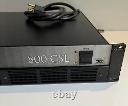 Crown 800 CSL 2-channel Pro Audio Stereo Power Amplifier Amp 400w Per Channel