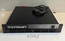 Crown 800 CSL 2-channel Pro Audio Stereo Power Amplifier Amp 400w Per Channel