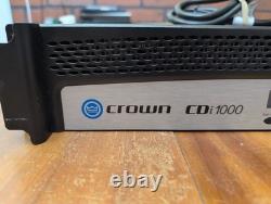 Crown Audio CDi 1000-2-Channel Professional Power Amplifier Great Condition