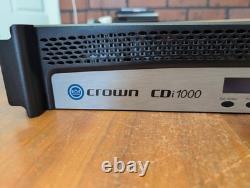 Crown Audio CDi 1000-2-Channel Professional Power Amplifier Great Condition READ