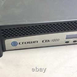 Crown Audio CDi 1000-2-Channel Professional Power Amplifier TESTED WORKS