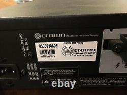 Crown CDI1000 2-Channel Power Amplifier Pro Audio DJ Rackmount. NO RESERVE