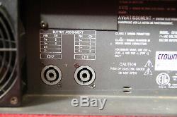 Crown CE1000 1120 Watt (Bridged) 2-Channel Pro Audio Power Amplifier