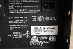 Crown CE1000 450 Watt 2-Channel Professional Audio Power Amplifier Rackmount Amp