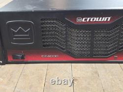Crown CE4000 3U Rackmount Professional Power Amplifier 850 Watt 100-240V