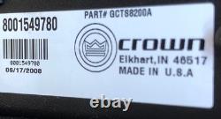 Crown CTS 8200 Professional Rack Mount 8-Channel Power Amplifier Tested
