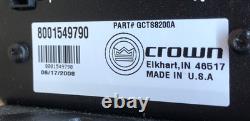 Crown CTS 8200 Rack Mount 8-Channel Professional Power Amplifier Tested Read Des