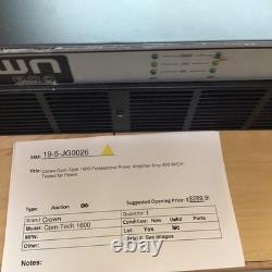 Crown Com-Tech 1600 Professional Power Amplifier Amp 800 WithCH Tested for Power