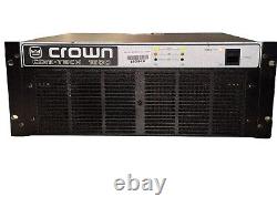 Crown Com-Tech 1600 Professional Power Amplifier Working