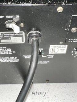 Crown Com-Tech 1600 Professional Power Amplifier Working