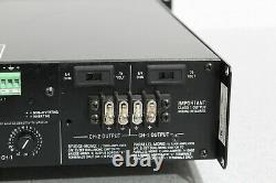 Crown Com-Tech 200 2-Channel Pro Audio Amplifier P. I. P. PA Input Card Included