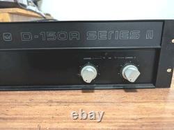Crown D-150A Series II Professional Power Amplifier Works