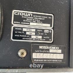 Crown D150A 2-Channel Professional Power Amplifier D-150-A