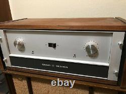 Crown DC300A Amplifier with rare walnut wood case professional power amp USA