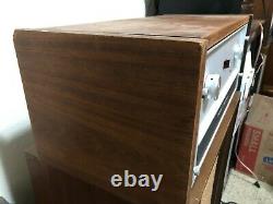 Crown DC300A Amplifier with rare walnut wood case professional power amp USA
