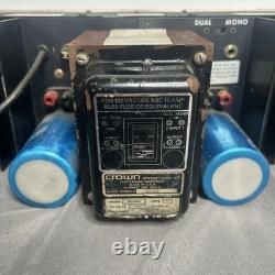 Crown DC300A Vintage Power Amplifier Tested Working Rackmount Classic Pro Amp