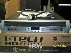 Crown Itech 8000 Professional Power Amplifier It8000 Used