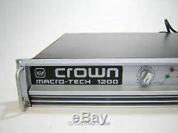 Crown Macro-Tech 1200 / Professional 2-Channel Amplifier / FX / 282904 - CC