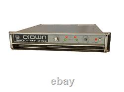 Crown Macro-Tech 2400 Pro Power Amplifier pulled from workingsystem passes audio