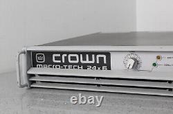Crown Macro-Tech 24x6 Professional Power Amplifier XLR Input Card Included