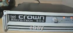 Crown Macro-Tech Professional Power Amplifier Model 600