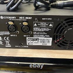 Crown Power Amp Xls-402 High Power Professional Rack-mount Amplifier 625 W