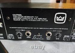 Crown Power Base 1 2 Channel Pro Audio Amplifier 200 p/c 8ohms