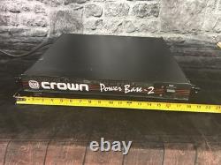 Crown Power Base 2 PB2 Channel Pro Audio Amplifier 400 Watts