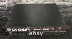 Crown Power Base 2 PB2 Channel Pro Audio Amplifier 400 Watts