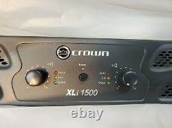 Crown Pro Audio XLi1500 2 Channel DJ/PA Power Amplifier Amp