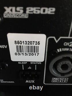 Crown Pro XLS2502 XLS 2502 2400w DJ/PA Power Amplifier Amp, Only 11 LBS + DSP