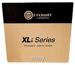 Crown Pro XLi1500 900w 2 Channel DJ/PA Power Amplifier Professional Amp XLI 1500