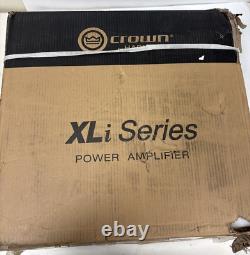 Crown Pro XLi3500 2700w 2 Channel PA Power Amplifier Professional Amp XLI 3500