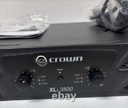 Crown Pro XLi3500 2700w 2 Channel PA Power Amplifier Professional Amp XLI 3500