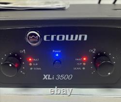 Crown Pro XLi3500 2700w 2 Channel PA Power Amplifier Professional Amp XLI 3500