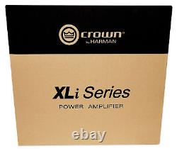 Crown Pro XLi800 600w 2 Channel DJ/PA Power Amplifier Professional Amp XLI 800