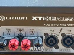 Crown Pro XTI2002 2000W Professional Power Amplifier Amp, Advanced DSP