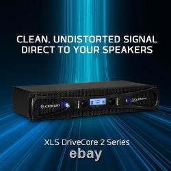 Crown XLS1002 2-Channel Class D DriveCore Professional Power Amplifier BRAND NEW