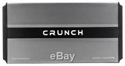 Crunch PD4000.4 4000w 4-Channel Pro Power Car Audio Amplifier Class AB+Amp Kit