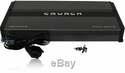 Crunch Power Drive 4000 Watt RMS 2 Channel AB Car Audio Power Amplifier PD4000.2